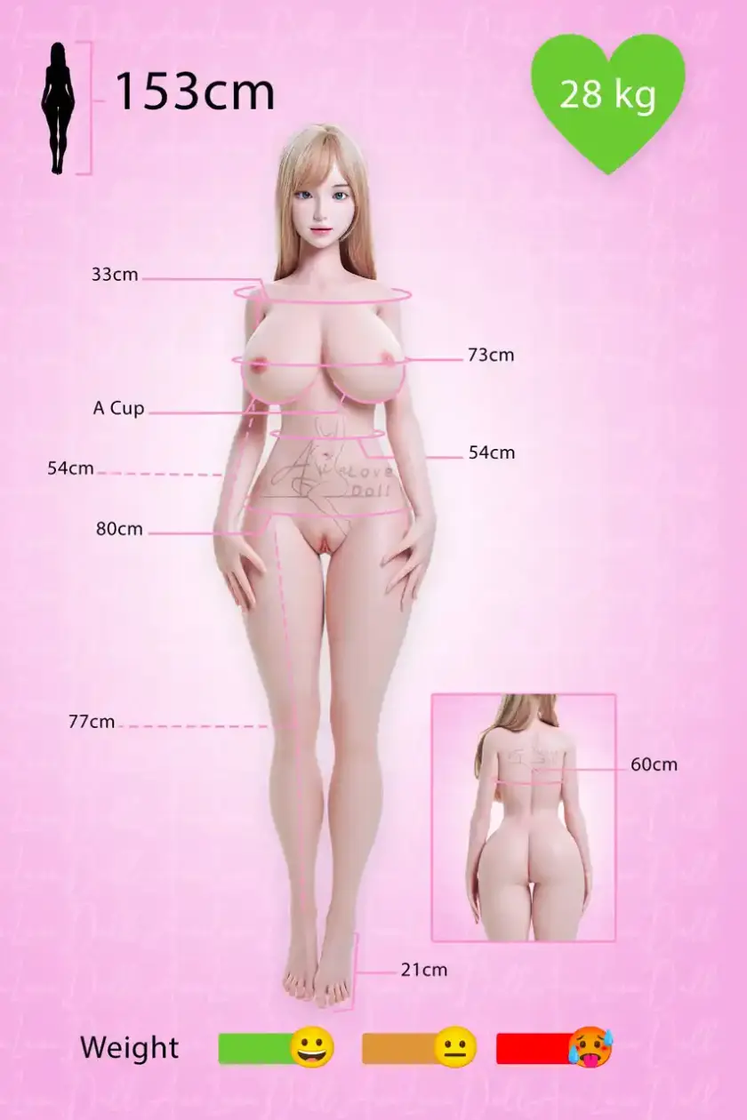 Poupée Silicone HR Doll Sylvia #R28 ROS | 153 cm Bonnet A – Image 33