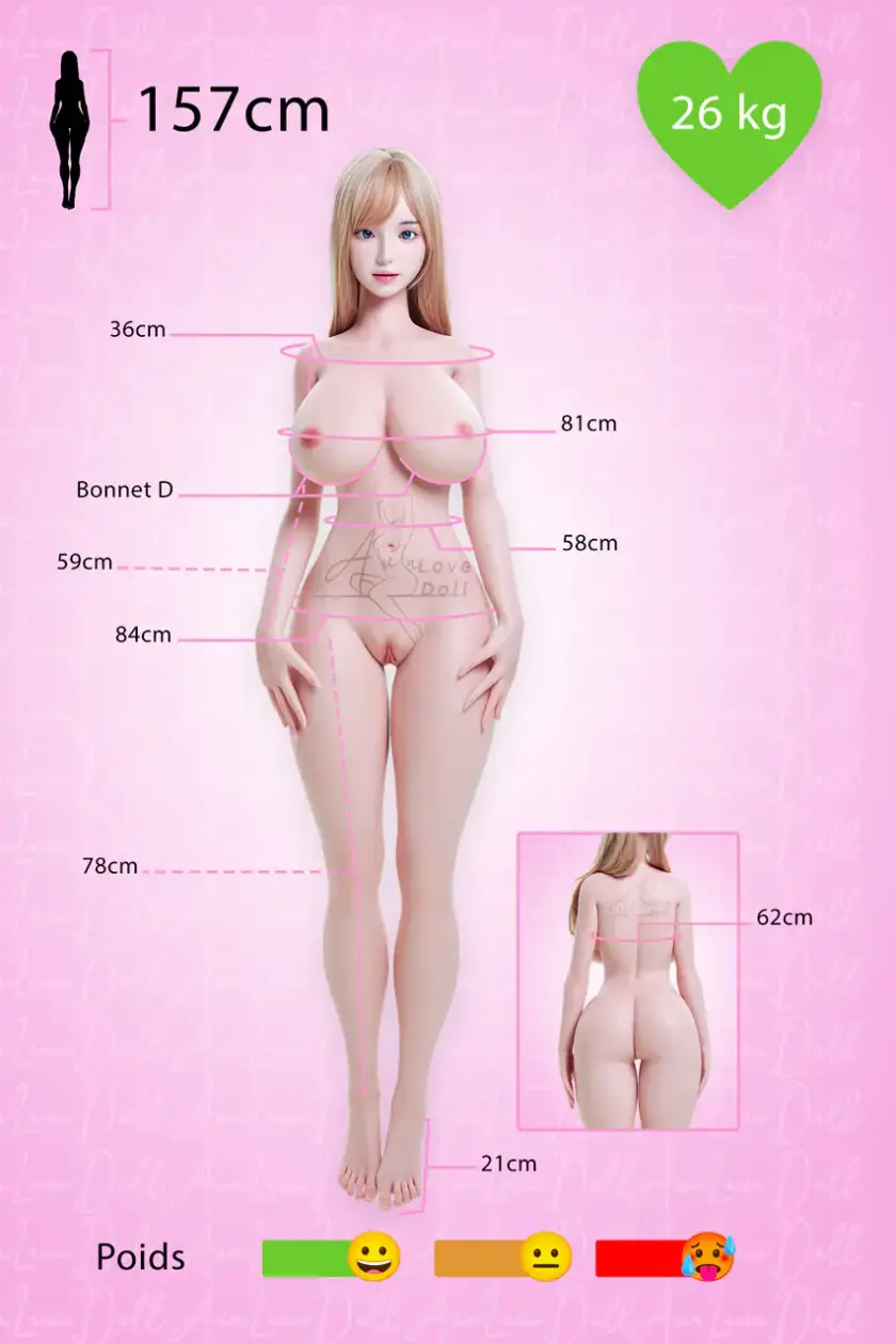 Mensuration XT Doll Silicone 157D