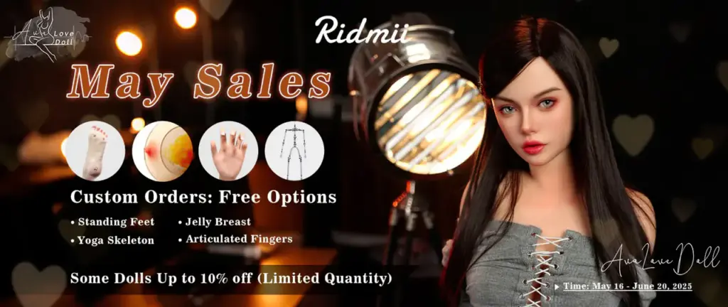 Ridmii sexdoll TPE Sales Promotion May Mai June Juin 2025 sexshop