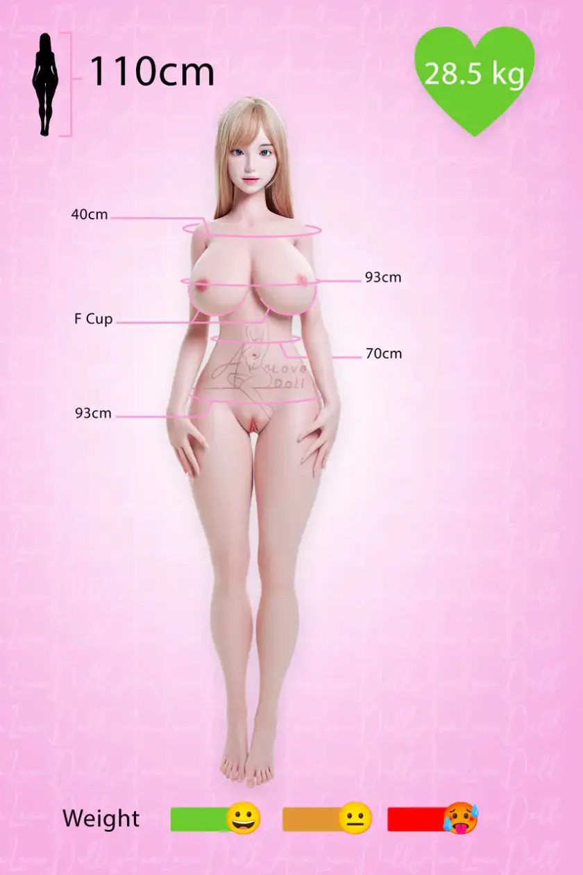 Climax Doll Torso Sexdoll TPE Tête Silicone Savannah | 110 cm Bonnet F – Image 13