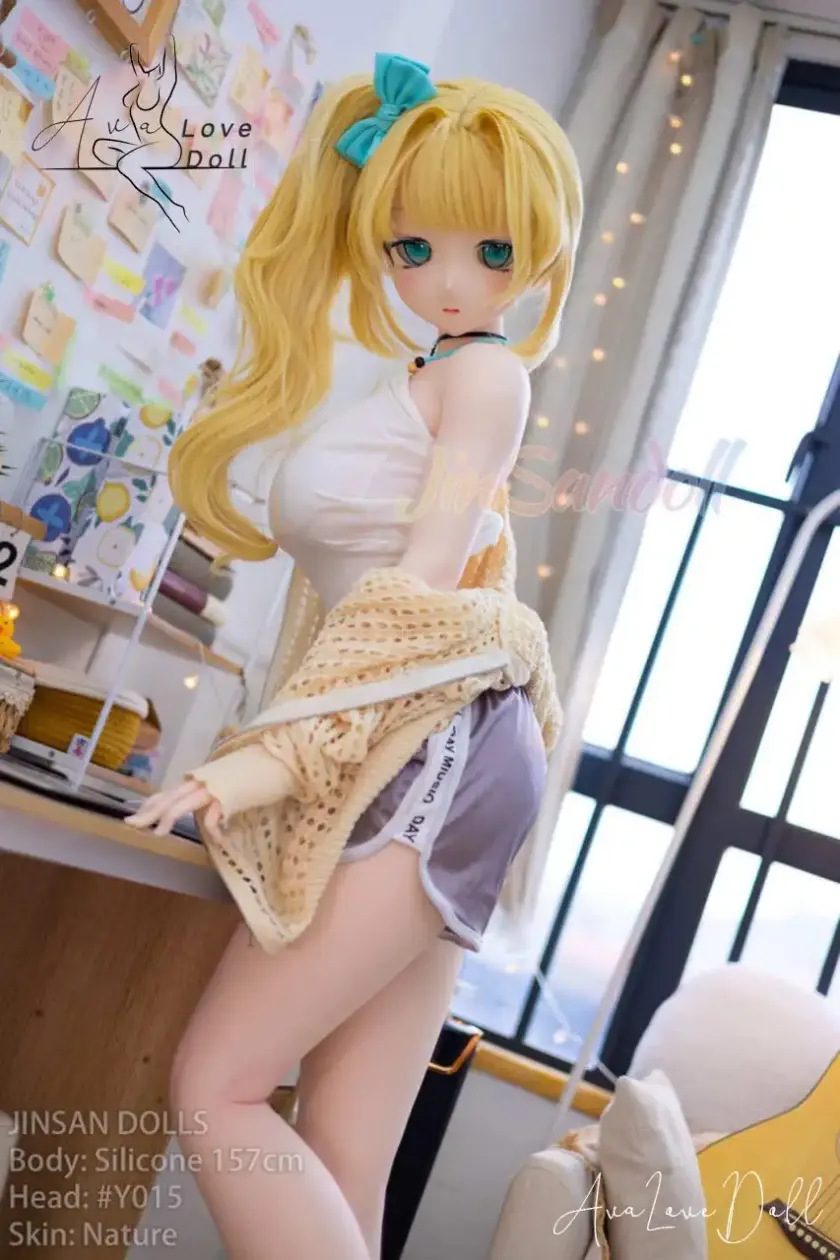 Poupée Silicone WM Doll & Tête PVC Y015 | 157 cm Bonnet A – Image 10