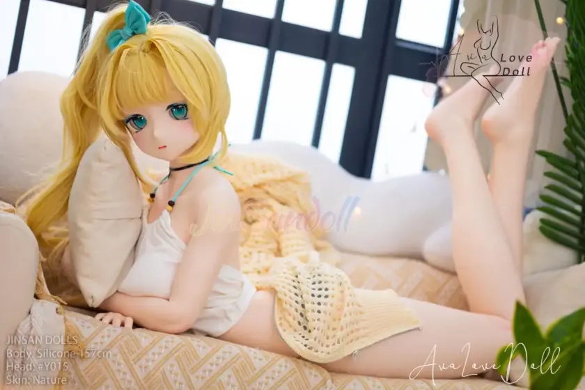Poupée Silicone WM Doll & Tête PVC Y015 | 157 cm Bonnet A – Image 16
