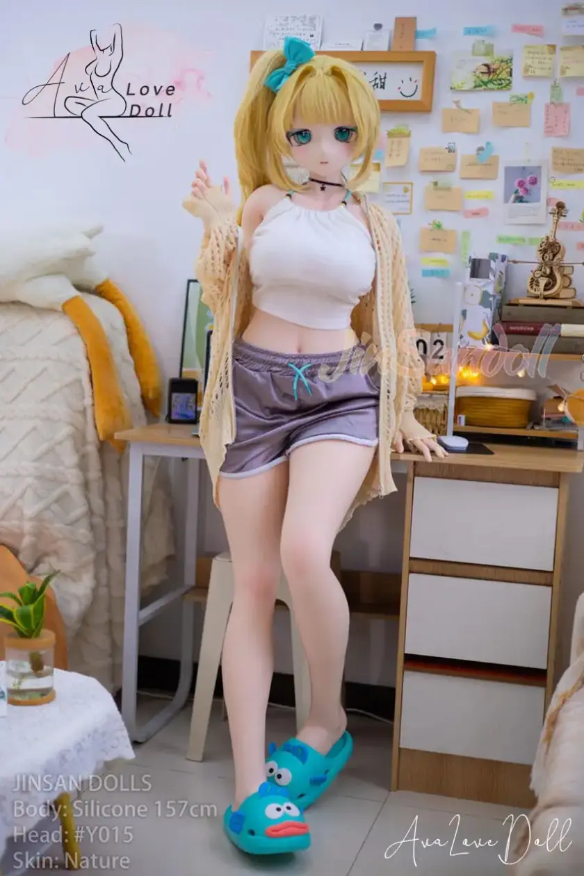 Poupée Silicone WM Doll & Tête PVC Y015 | 157 cm Bonnet A – Image 8