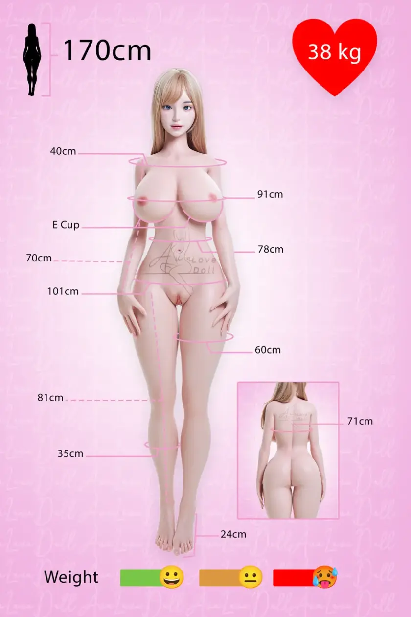 Poupée Silicone Dolls Castle Tête #S10 Carny ROS | 170 cm Bonnet E – Image 23
